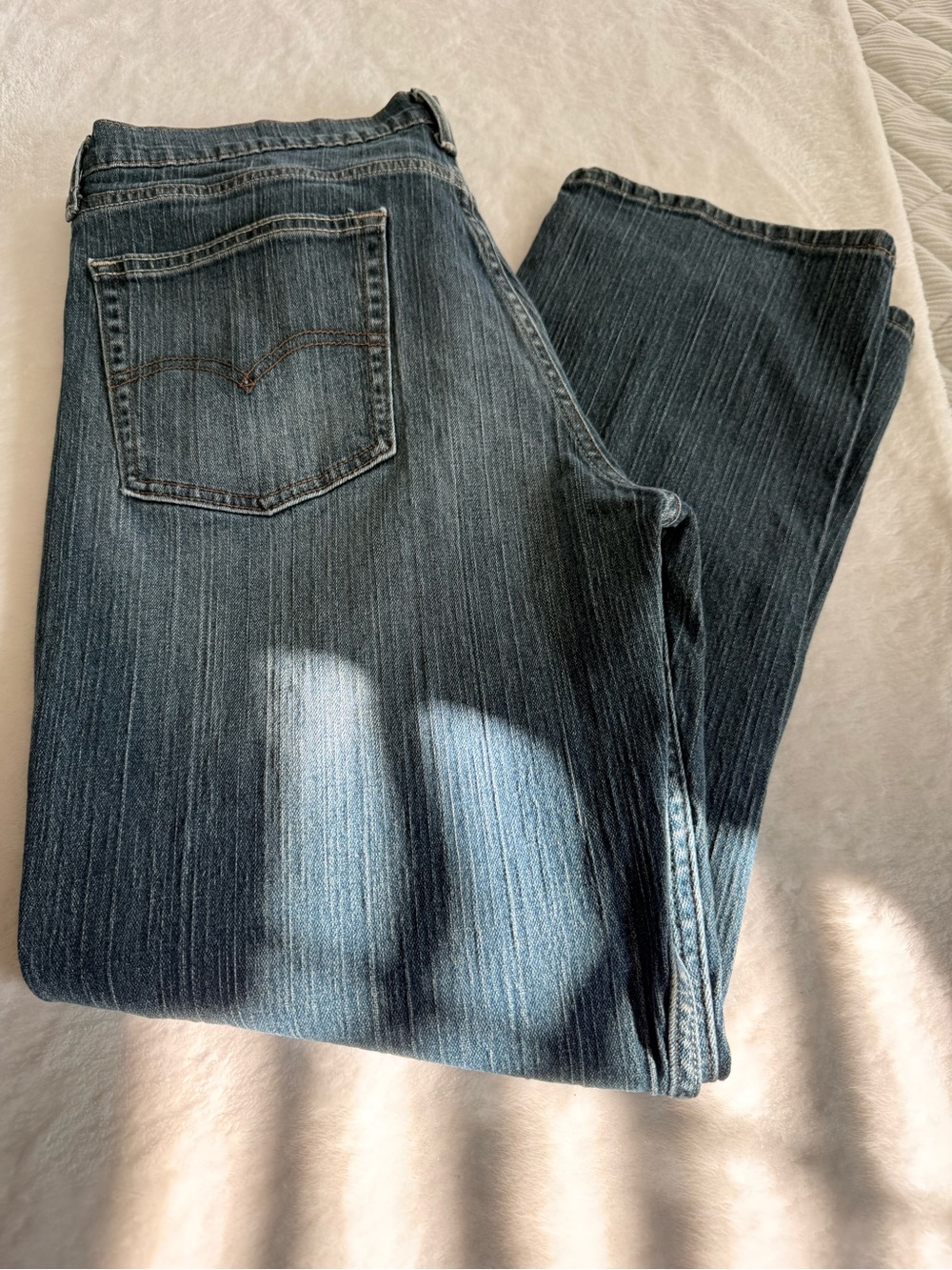Levi's Dark Blue Straight-Leg Jeans